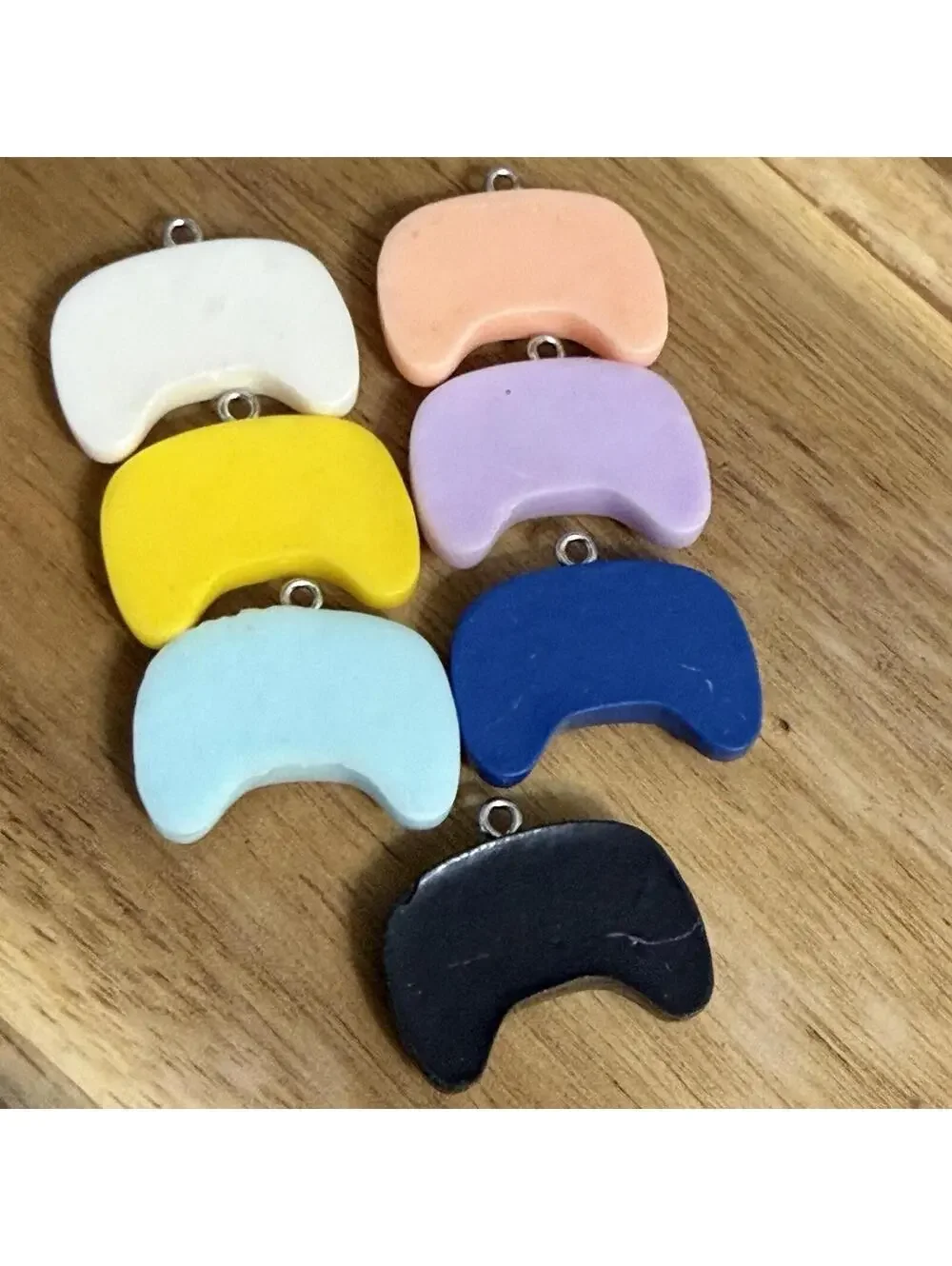 Game Controller Multicolor Resin Charm for‎ Jewelry Making or Crafts 7 Charms